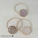ヘアゴム Jewel epo マーブル パール メタル サークル ヘアポニー | OSEWAYA ヘアアクセサリー ヘアアクセ レディース 女性 大人っぽい プレゼント ギフト 結婚式 カジュアル オシャレ かわいい