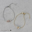 ブレスレット Combination Metal ニッケルフリー メタル ミニ ロール サークル リング スライドボール スネークチェーン チェーンブレスレット | OSEWAYA アクセサリー レディース 女性 大人 プレゼント ギフト