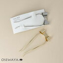 かんざし hair stick メタル リボン U字 カーブ ヘアコーム ヘアスティック | OSEWAYA ヘアアクセサリー ヘアアクセ レディース ヘアアレ...