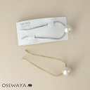 かんざし hair stick メタル ビッグ パール U字 カーブ ヘアコーム ヘアスティック | OSEWAYA ヘアアクセサリー ヘアアクセ レディース ...