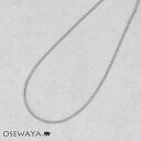 【送料無料】ネックレス ニッケルフリー sable silver メタル ドット フラット ボールチェーン ショートネックレス | OSEWAYA アクセサリー レディース 女性 大人 プレゼント ギフト 結婚式 誕生日 おしゃれ オシャレ かわいい 可愛い