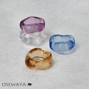 リング メルト ぷっくり ボリューム ウェーブ クリア カラー 12号 指輪 | OSEWAYA アクセサリー レディース 女性 大人 プレゼント ギフト 結婚式 誕生日 おしゃれ オシャレ かわいい 可愛い