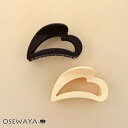 ヘアクリップ ハート バンスクリップ | OSEWAYA ヘアアクセサリー ヘアアクセ レディース 女性 大人 プレゼント ギフト 結婚式 カジュアル おしゃれ オシャレ かわいい 可愛い