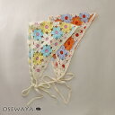 ヘッドドレス メニー カラー フラワー 花 柄 クロシェ編み かぎ編み ヘッドスカーフ バブーシュカ | OSEWAYA ヘアアクセサリー ヘアアクセ レディー...