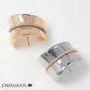 ヘアカフ メタル カーブ プレート センター ボール ライン | OSEWAYA ヘアアクセサリー ヘアアクセ レディース 女性 大人 プレゼント ギフト 結婚式 カジュアル おしゃれ オシャレ かわいい 可愛い