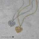 【楽天スーパーSALE 半額】ネックレス ニッケルフリー メタル メッセージ ハート チェーン ショートネックレス | OSEWAYA アクセサリー レディース...