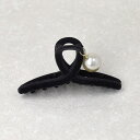 ヘアクリップ フロッキー ロール パール バンスクリップ | OSEWAYA ヘアアクセサリー ヘアアクセ レディース 女性 大人 プレゼント ギフト 結婚式 ...