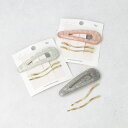 ヘアピン ニッケルフリー オーロラ マーブル スリーピン 3本セット | OSEWAYA ヘアアクセサリー ヘアアクセ レディース 女性 大人 プレゼント ギフト 結婚式 カジュアル おしゃれ オシャレ かわいい 可愛い