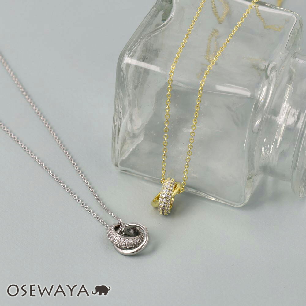 乐天商城 - ネックレス ニッケルフリー キュービックジルコニア プチネックレス | OSEWAYA アクセサリー レディース 女性 大人 プレゼント ギフト 結婚式 誕生日 おしゃれ オシャレ かわいい 可愛い