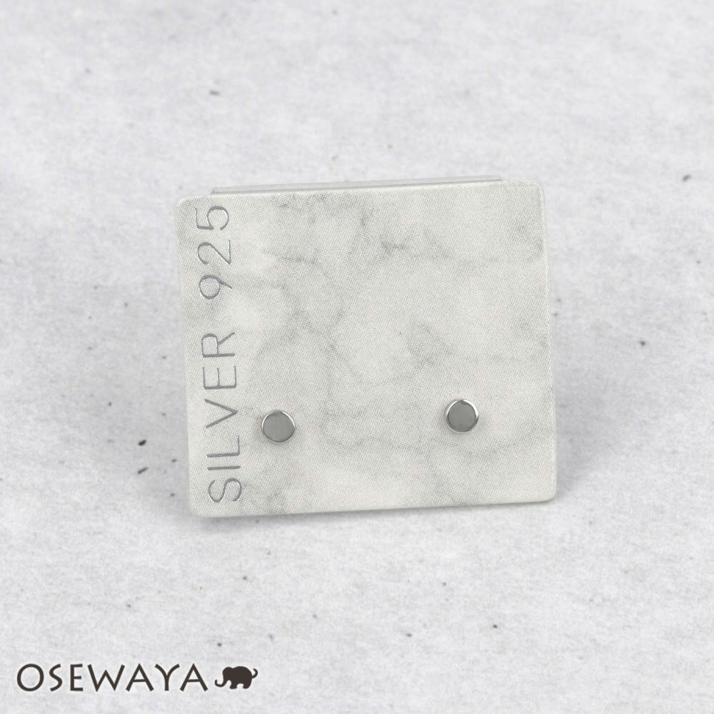 Rakuten - ピアス ニッケルフリー シルバー925 ミニ サークル スタッドピアス | OSEWAYA アクセサリー レディース 女性 大人 プレゼント ギフト 結婚式 誕生日 おしゃれ オシャレ かわいい 可愛い