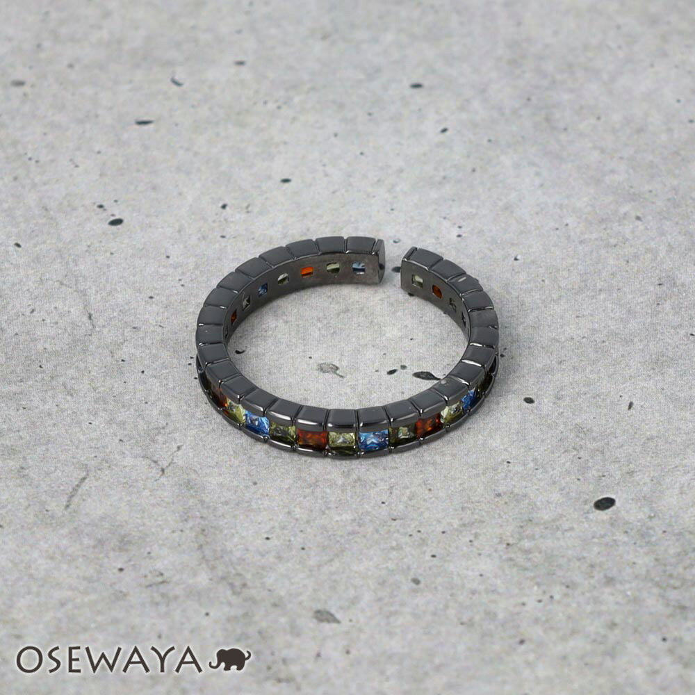 12/4限定2時間30％OFF 【送料無料】リング ニッケルフリー カラフル キュービックジルコニア 13号 指輪 | OSEWAYA アクセサリー レディース 女性 大人 プレゼント ギフト 結婚式 誕生日 おしゃれ オシャレ かわいい 可愛い