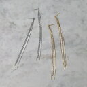 【楽天スーパーSALE 半額】【送料無料】ピアス ニッケルフリー メタル ロング ミニ ストーン チェーン ステンレスポスト ドロップピアス | OSEWAYA...