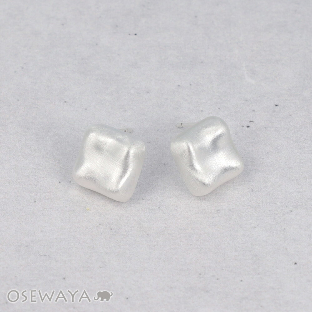 Rakuten - ピアス ニッケルフリー neige. スクエア 凸凹 スタッドピアス | OSEWAYA アクセサリー レディース 女性 大人 プレゼント ギフト 結婚式 誕生日 おしゃれ オシャレ かわいい 可愛い