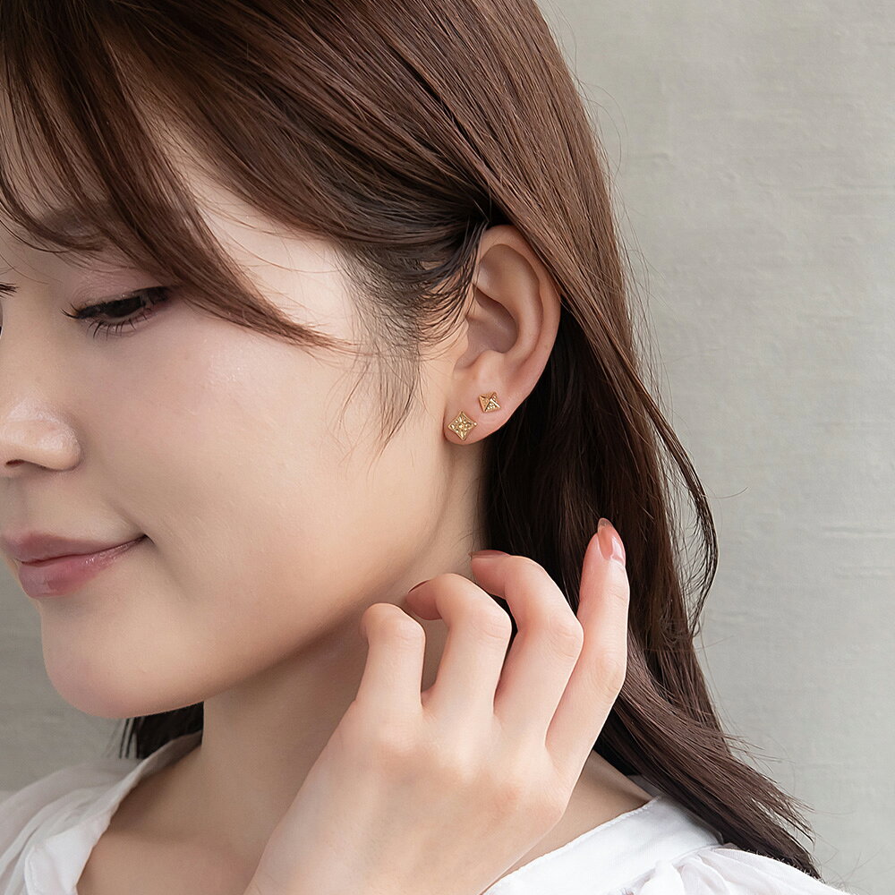 ピアス ニッケルフリー 百合の紋章 ロンバス 6個セット チタンポスト スタッドピアス | OSEWAYA アクセサリー レディース 女性 大人 プレゼント ギフト 結婚式 誕生日 おしゃれ オシャレ かわいいの商品画像 2