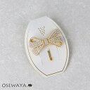 【楽天スーパーSALE 半額】ヘアカフ リボン パヴェ ミニ パール メタル ヘアポニー ポニーフック | OSEWAYA ヘアアクセサリー ヘアアクセ レディ...