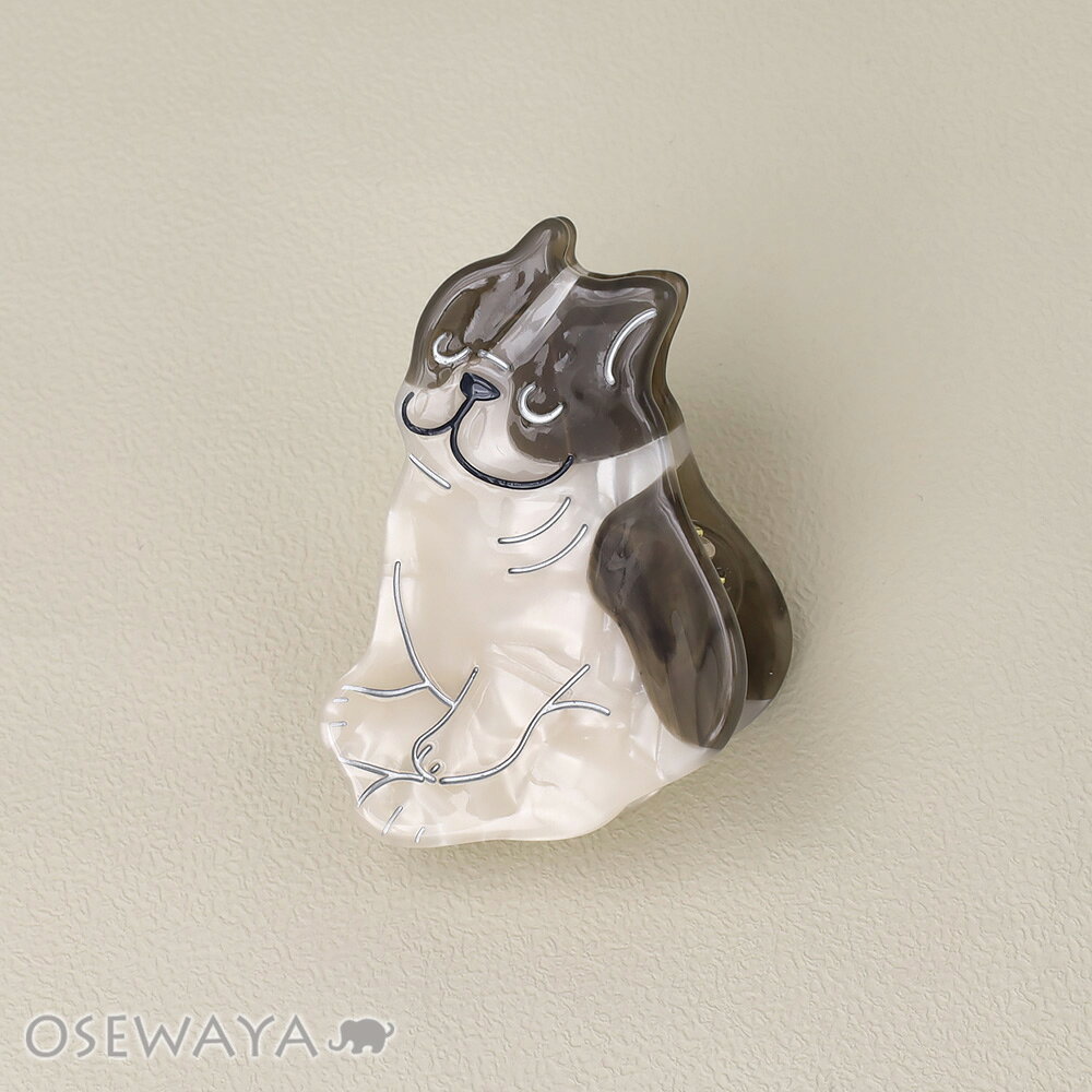 乐天商城 - ヘアクリップ アニマル 動物 イヌ 犬 バンスクリップ | OSEWAYA ヘアアクセサリー ヘアアクセ レディース 女性 大人 プレゼント ギフト 結婚式 カジュアル おしゃれ オシャレ かわいい 可愛い