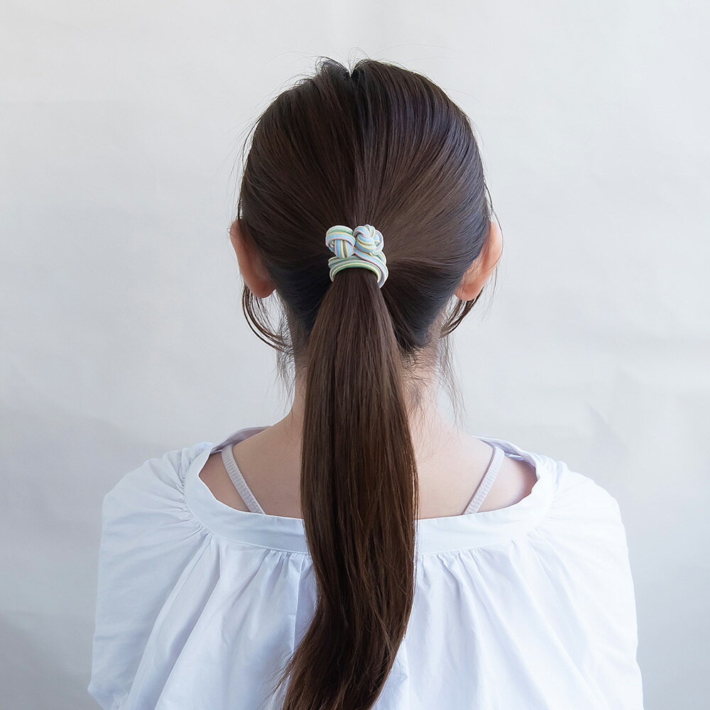 ヘアゴム 結び目 飾りゴム カラー | OSEWAYA ヘアアクセサリー ヘアアクセ レディ...