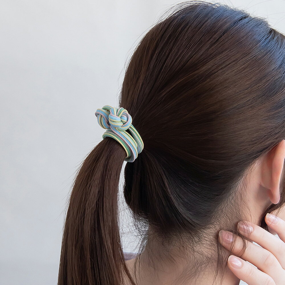 ヘアゴム 結び目 飾りゴム カラー | OSEWAYA ヘアアクセサリー ヘアアクセ レディ...