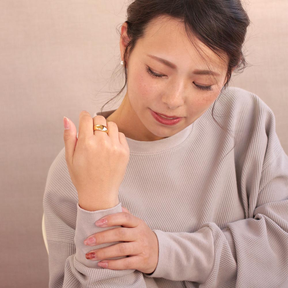 【送料無料】リング ステンレス メタル シンプル 幅広 ボリューム 11号 13号 15号 指輪 | OSEWAYA アクセサリー レディース 女性 大人 プレゼント 誕生日 osewaya-10079593 OSEWAYA サンプル画像2