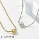 ネックレス ステンレス メタルボール ボールチェーン プチネックレス | OSEWAYA アクセサリー レディース 金属アレル…