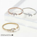 リング ニッケルフリー キュービックジルコニア メタル ハート フリーサイズ オープンリング 指輪 | OSEWAYA アクセサリー レディース 女性 大人 プレゼント ギフト 結婚式 誕生日