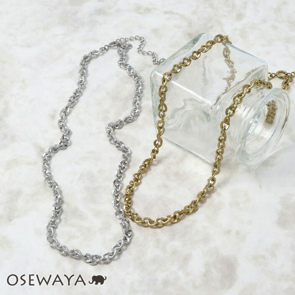 【楽天スーパーSALE 半額】【送料無料】ネックレス ステンレス ツイスト チェーン ショートネックレス | OSEWAYA アクセサリー レディース 金属アレルギー 女性 大人 プレゼント ギフト 結婚式 誕生日