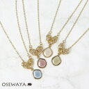 【楽天スーパーSALE 半額】ネックレス ニッケルフリー クリアカラー ドロップ メタル リング チェーン ショートネックレス | OSEWAYA アクセサリー...