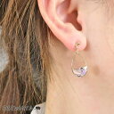 【q】樹脂ピアス ニッケルフリー しずく型 メタル ストーン ワイヤー 樹脂 ポストピアス | OSEWAYA アクセサリー レディース 女性 アレルギー対応