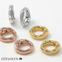 【送料無料】イヤリング ニッケルフリー メタル 丸甲 ナチュラルライン フープイヤリング | OSEWAYA アクセサリー 金属アレルギー レディース 女性 大...