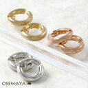 イヤリング ニッケルフリー メタル 丸甲 クラッチイヤリング フープイヤリング | OSEWAYA アクセサリー 金属アレルギー対応 レディース 女性 大人 プレゼント ギフト 結婚式 誕生日 おしゃれ オシャレ