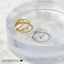 【送料無料】イヤーカフ ニッケルフリー パール ストーン ライン メタル 3連風 イヤリング【片耳用】 | OSEWAYA アクセサリー レディース 金属アレルギー 女性 大人 プレゼント ギフト 結婚式