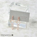 【送料無料】イヤリング ニッケルフリー ロゼシルバー スパイラル ネジバネ式イヤリング | OSEWAYA アクセサリー レディース 金属アレルギー 女性 大人 プレゼント ギフト 結婚式 誕生日 おしゃれ