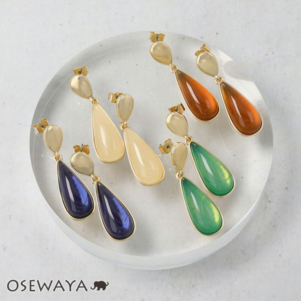 12/4限定2時間30％OFF ピアス ニッケルフリー メタル カラー ドロップ チタンポスト ドロップピアス | OSEWAYA アクセサリー レディース 金属アレルギー対応 女性 大人 プレゼント ギフト 結婚式 誕生日 おしゃれ オシャレ