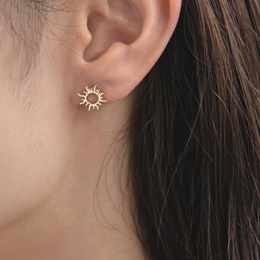 ピアス サン 太陽 トライバル ポストピアス | OSEWAYA アクセサリー レディース 女性 大人 プレゼント 誕生日の商品画像 3