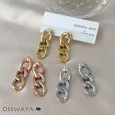 ピアス Errer series ステンレス チェーン ステンレスポスト ドロップピアス OSEWAYA アクセサリー 金属アレルギー レディース 女性 大人 プレゼント ギフト 結婚式 誕生日 おしゃれ オシャレ