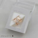 イヤーカフ ニッケルフリー ロゼシルバー プレートxライン 2個セット イヤリング 【片耳用】 | OSEWAYA アクセサリー 金属アレルギー レディース 女...