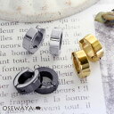 イヤリング ステンレス 平甲 直径1.1cm 4mm幅 ミニ フープイヤリング | OSEWAYA アクセサリー レディース 女性 大人 プレゼント ギフト 結...