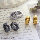 イヤリング ステンレス 丸甲 直径1cm 4mm幅 ミニ フープイヤリング | OSEWAYA アクセサリー レディース 女性 大人 プレゼント ギフト 結婚式...