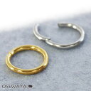 ボディピアス ステンレス フープ ワンタッチ 14G 内径1cm【1個販売】 | OSEWAYA アクセサリー レディース 女性 大人 プレゼント 誕生日
