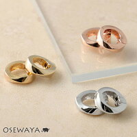 【送料無料】イヤリング ニッケルフリー メタル フープイヤリング | OSEWAYA アク...