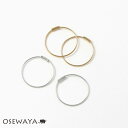 ピアス ステンレス 1.3cm シームレスリング フープピアス | OSEWAYA アクセサリー レディース 女性 大人 プレゼント 誕生日