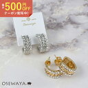 ピアス ゴールドとシルバーの3レーンピアス OSEWAYA アクセサリー レディース 女性 大人 プレゼント ギフト 結婚式 誕生日 可愛い シンプル