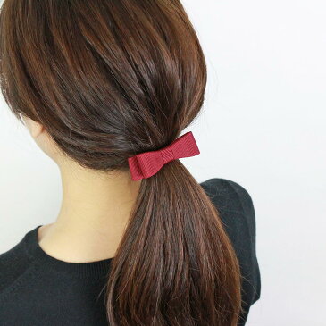 ヘアゴム リボン グログラン ヘアポニー | ヘアアクセサリー ヘアアクセ レディース 女性 大人っぽい プレゼント ギフト 結婚式 カジュアル おしゃれ オシャレ かわいい 可愛い シンプル 20代 30代 40代 50代