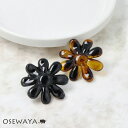 フラワー ミニ ヘアクリップ 花 | OSEWAYA ヘアアクセサリー ヘアアクセ レディース 女性 大人 プレゼント ギフト 結婚式 カジュアル おしゃれ オ...