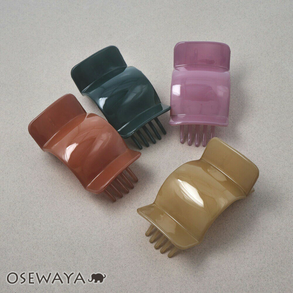 クリップ アクリル カラー レクタングル フォーククリップ | OSEWAYA ヘアアクセサリー ヘアアクセ レディース 女性 大人 プレゼント ギフト 結婚式...