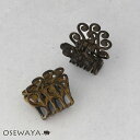 ヘアクリップ ダマスク ウッド風 ミニ バンスクリップ | OSEWAYA ヘアアクセサリー ヘアアクセ レディース 女性 大人 プレゼント ギフト 結婚式 カ...