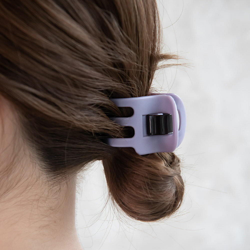ヘアクリップ ポイントカラー スクエア メタル...の紹介画像3