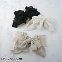 コーム パイピング リボン ダブルコーム ツインコーム | OSEWAYA ヘアアクセサリー ヘアアクセ レディース 女性 大人 プレゼント ギフト 結婚式 カ...
