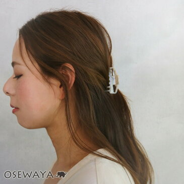 ヘアクリップ バンスクリップ ドイツ製 マーブル | ヘアアクセサリー ヘアアクセ レディース 女性 大人 プレゼント ギフト 結婚式 カジュアル おしゃれ オシャレ かわいい 可愛い シンプル 20代 30代 40代 50代