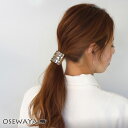 【7/19 限定20%OFFクーポン】ヘアカフ 槌目 メタル スクエア ポニーフック | OSEWAYA ヘアアクセサリー ヘアアクセ レディース 女性 大人っ...
